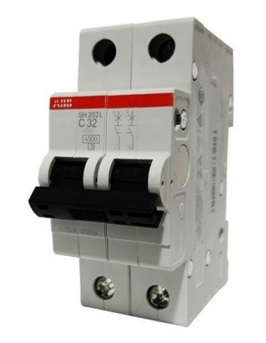 Abb Sh202 L-c6 Termomagnetica Din 2 X...
