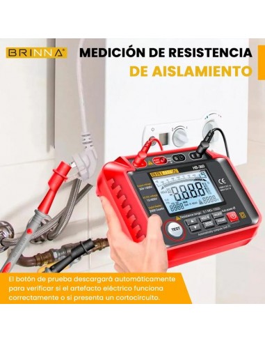 Brinna Hb-360r Megohmetro Medidor...
